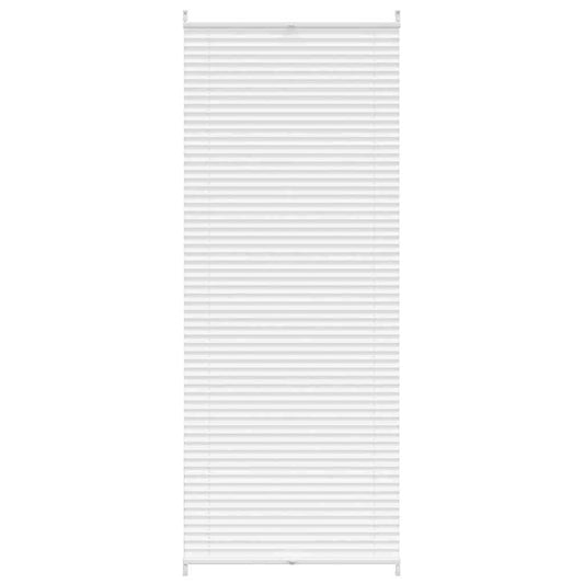 Plisse Blind 90x200cm White Pleated Blind