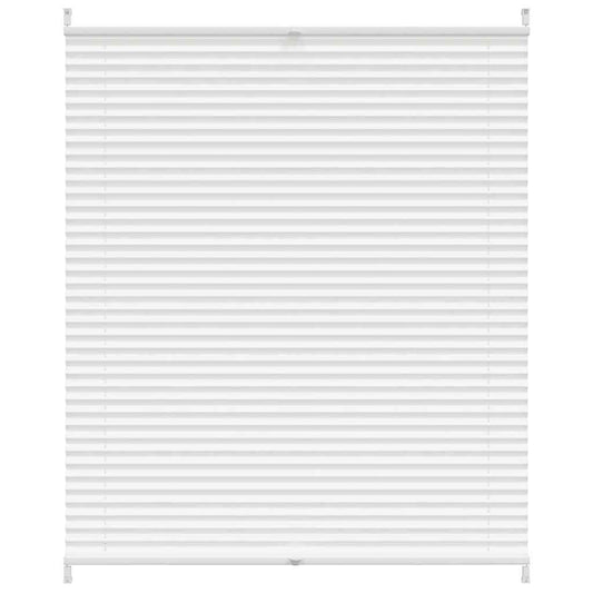 Plisse Blind 100x125cm White Pleated Blind