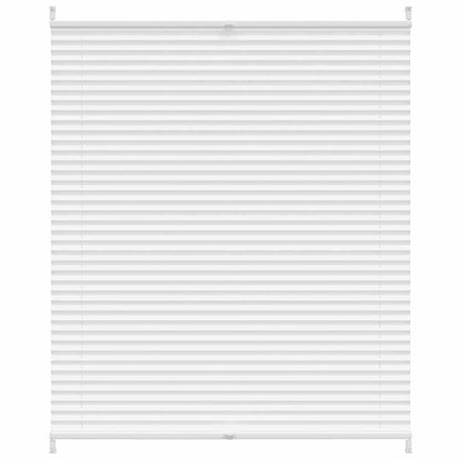 vidaXL Plisse Blind 100x125cm White Pleated Blind