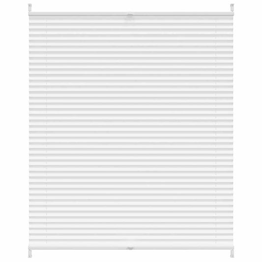 vidaXL Plisse Blind 100x125cm White Pleated Blind