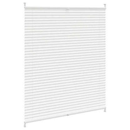 vidaXL Plisse Blind 100x125cm White Pleated Blind