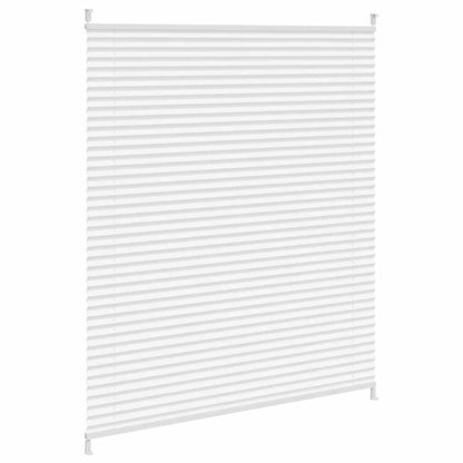 vidaXL Plisse Blind 100x125cm White Pleated Blind