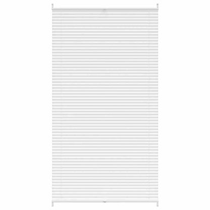 Plisse Blind 100x200cm White Pleated Blind