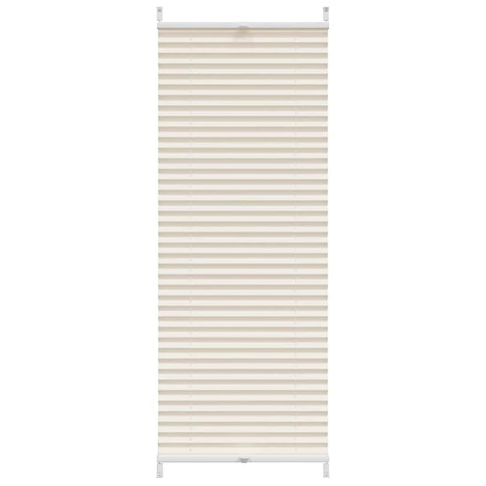 vidaXL Plisse Blind 50x100cm Creme