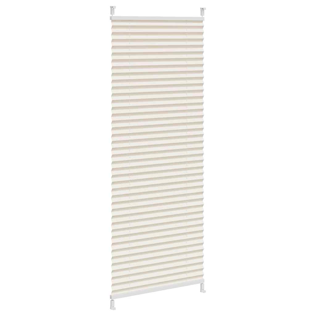 vidaXL Plisse Blind 50x100cm Creme