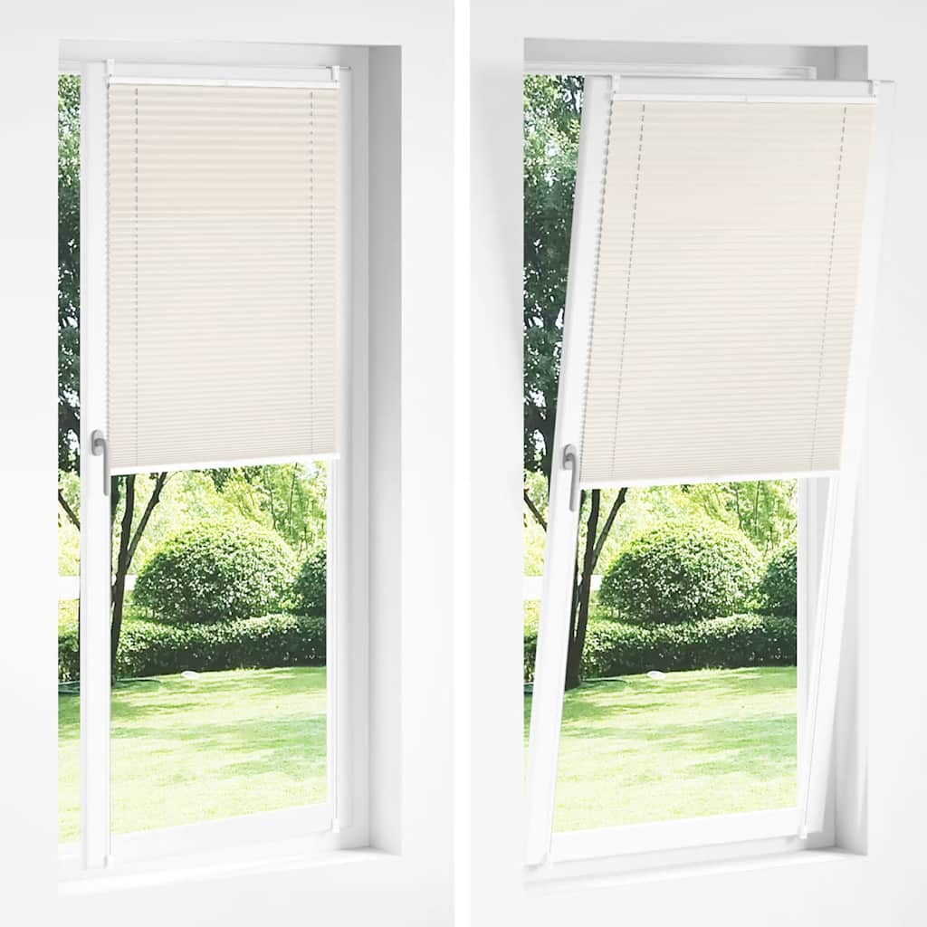 vidaXL Plisse Blind 50x100cm Creme