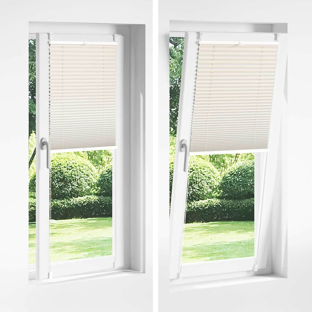 Plisse Blind 60x125cm Creme