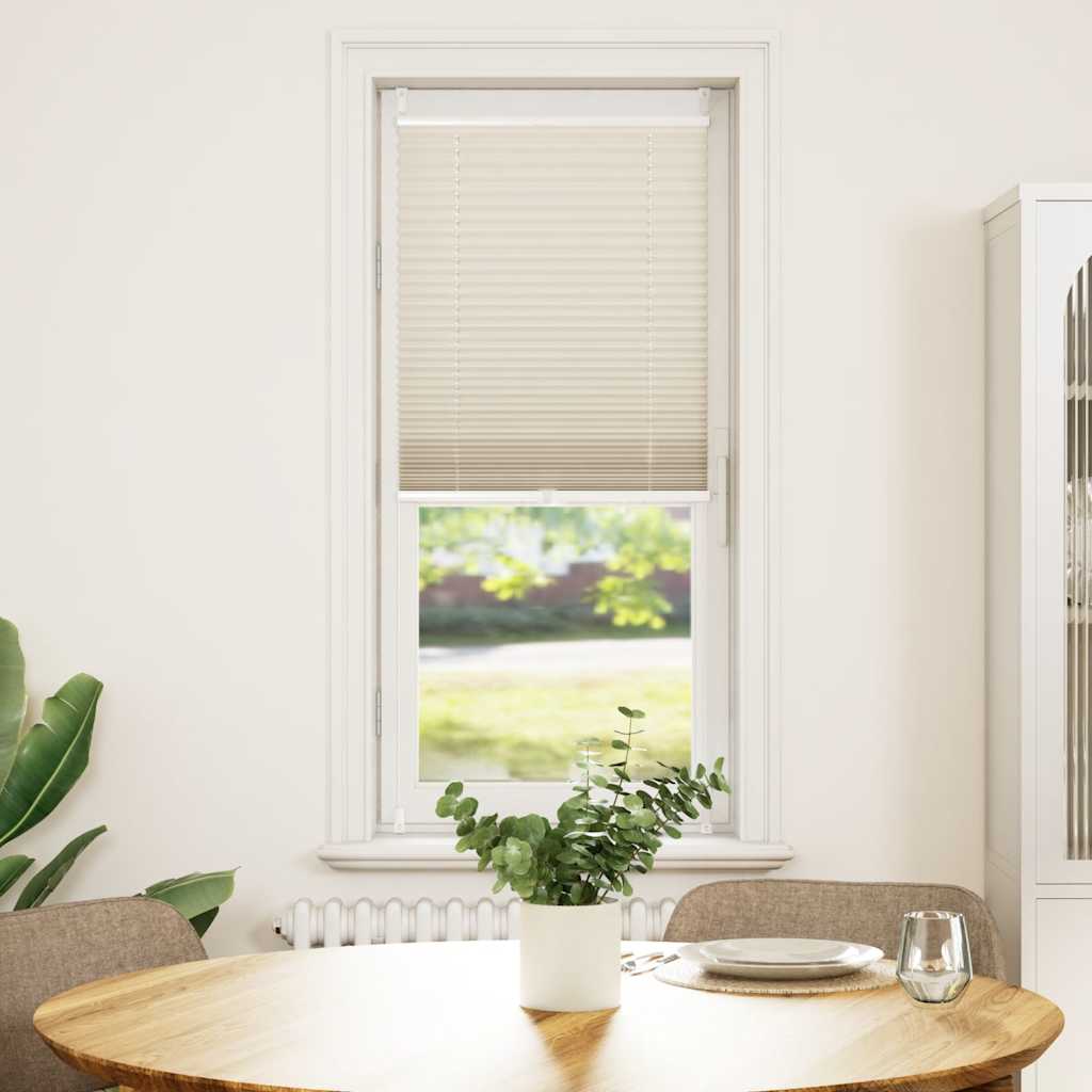 Plisse Blind 60x125cm Creme