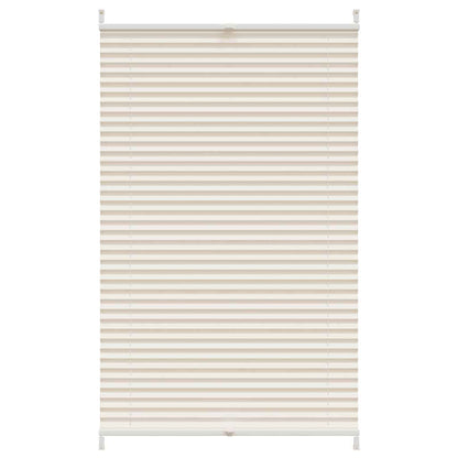 vidaXL Plisse Blind 90x100cm Creme