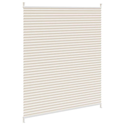vidaXL Plisse Blind 100x125cm Cream