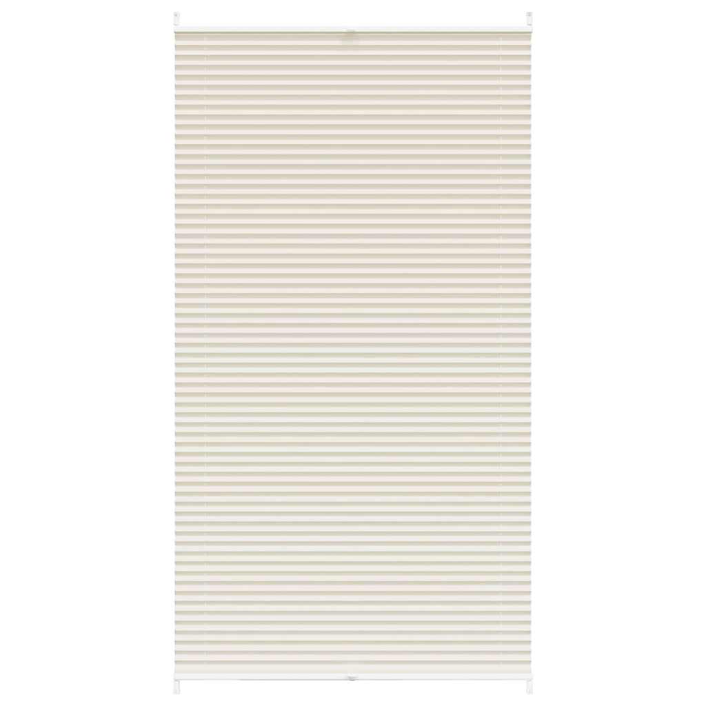vidaXL Plisse Blind 100x200cm Cream