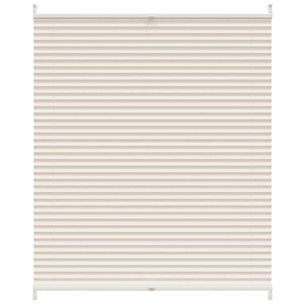 vidaXL Plisse Blind 110x100cm Cream