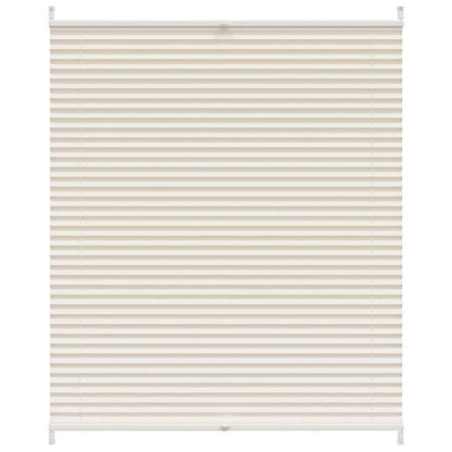 vidaXL Plisse Blind 110x100cm Cream