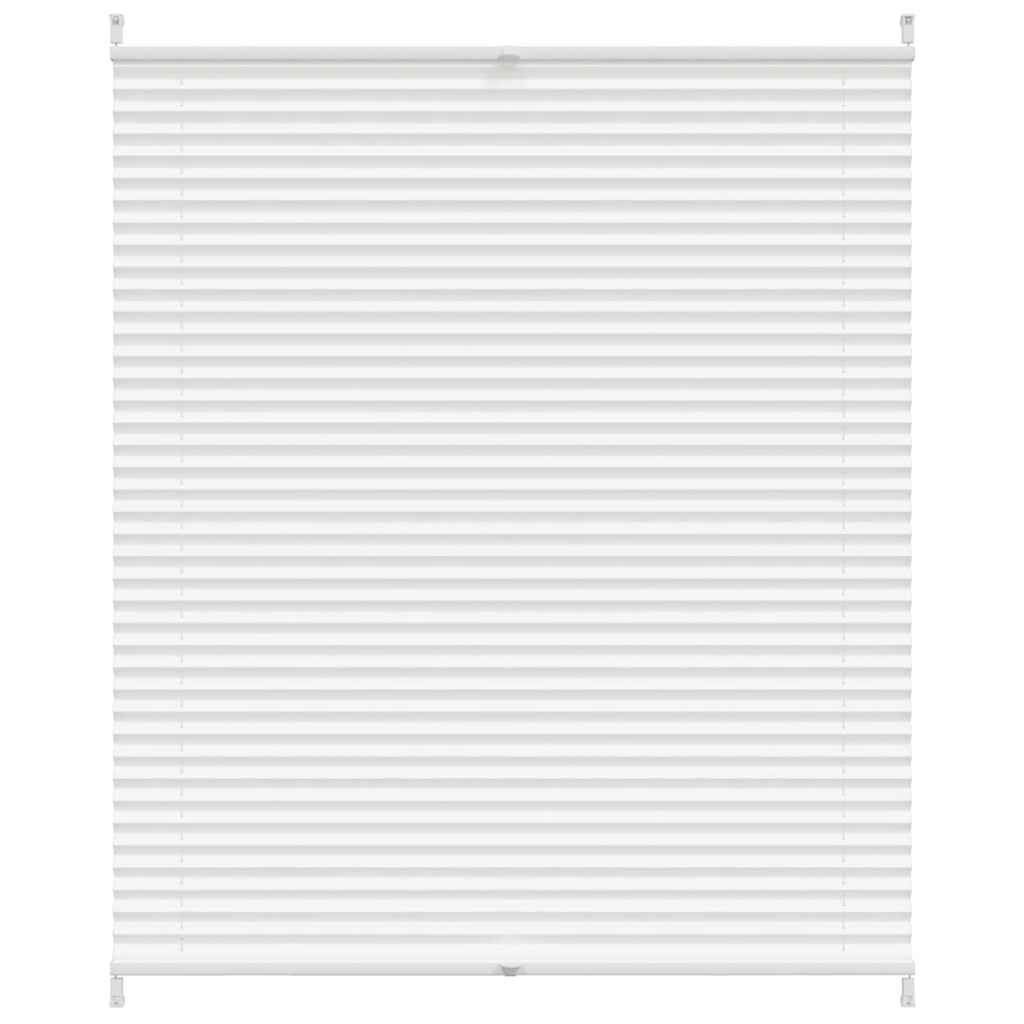 vidaXL Plisse Blind 110x125cm White Pleated Blind