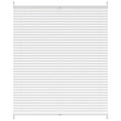 vidaXL Plisse Blind 110x125cm White Pleated Blind