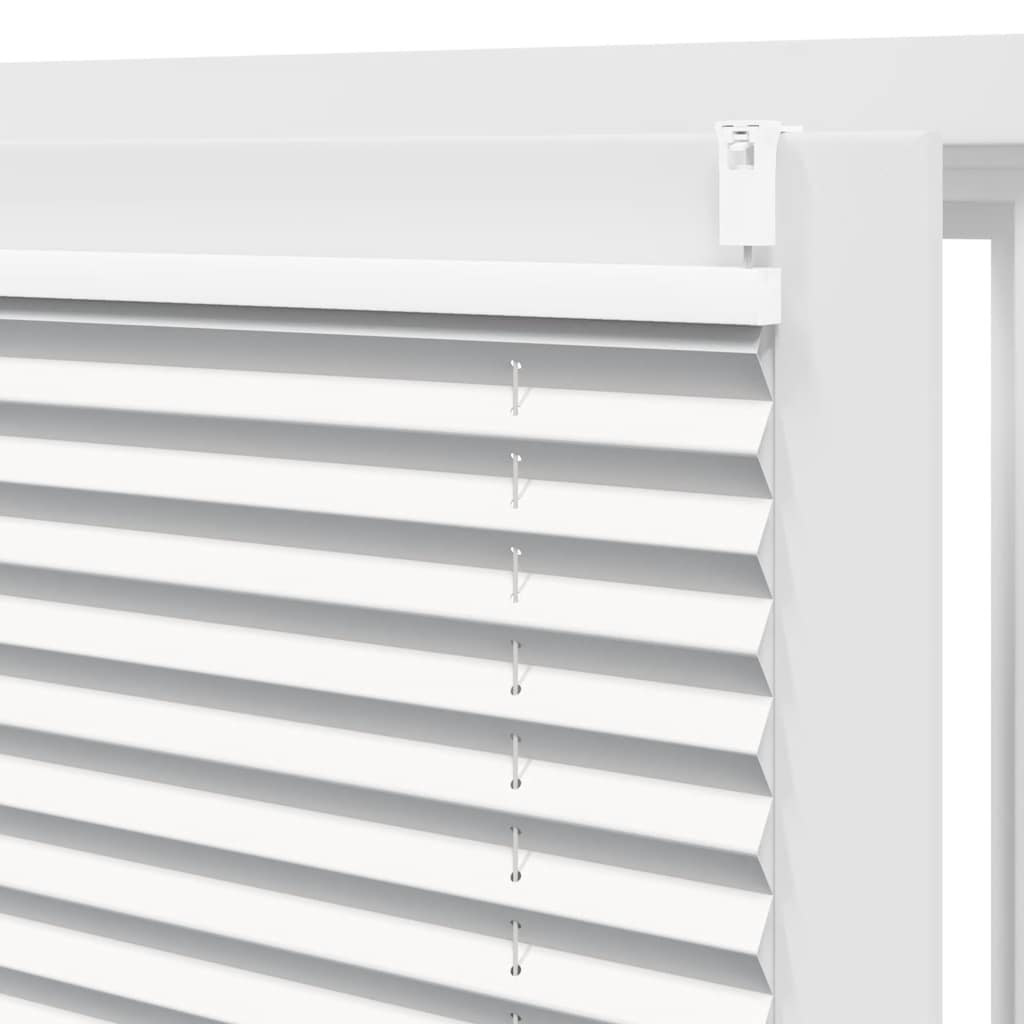 vidaXL Plisse Blind 110x125cm White Pleated Blind