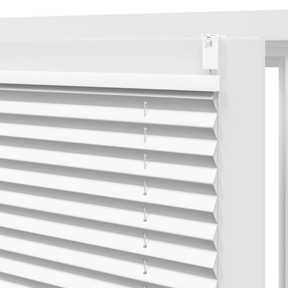 vidaXL Plisse Blind 110x125cm White Pleated Blind