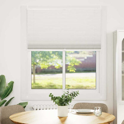 vidaXL Plisse Blind 110x125cm White Pleated Blind