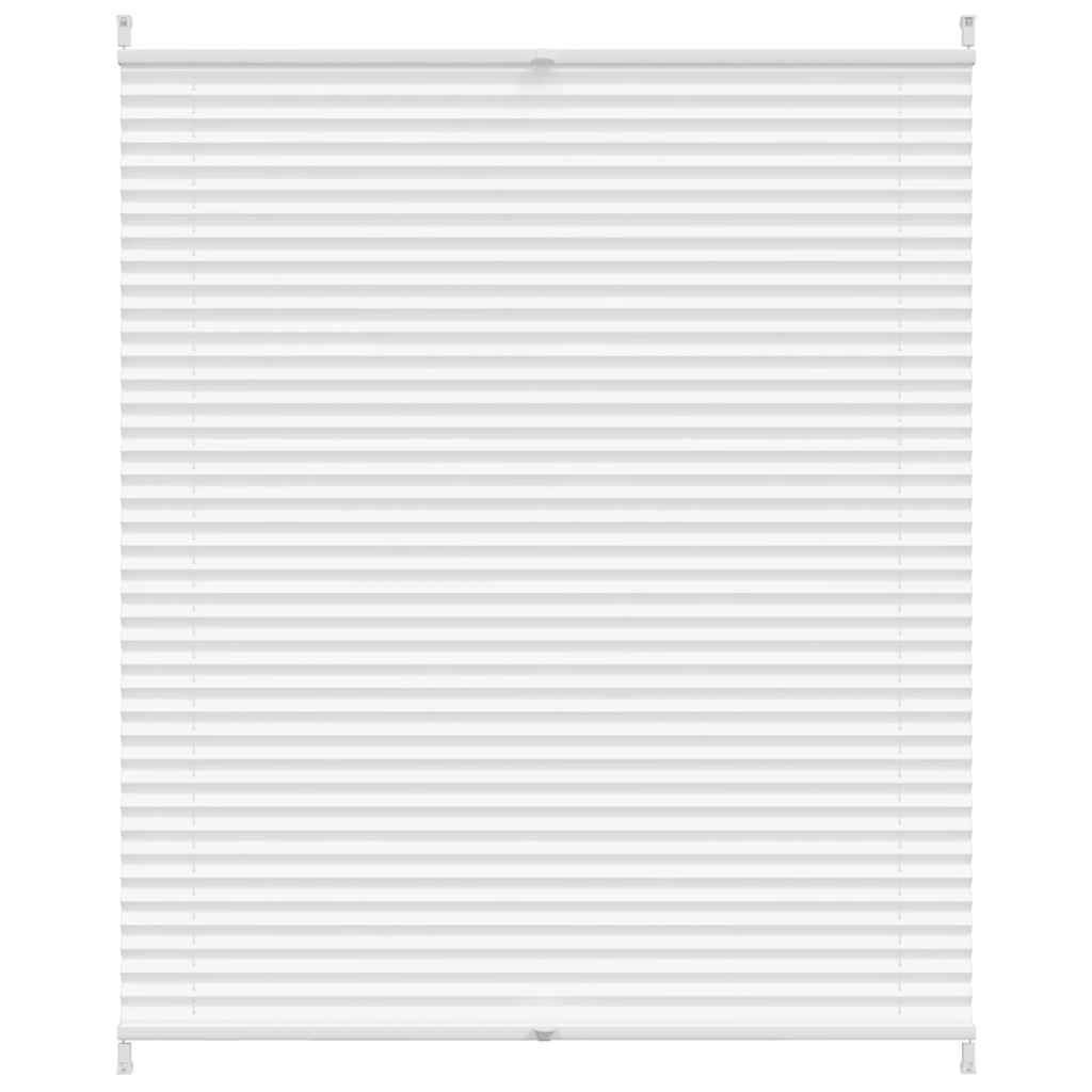 vidaXL Plisse Blind 110x150cm White Pleated Blind