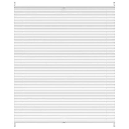 vidaXL Plisse Blind 110x150cm White Pleated Blind