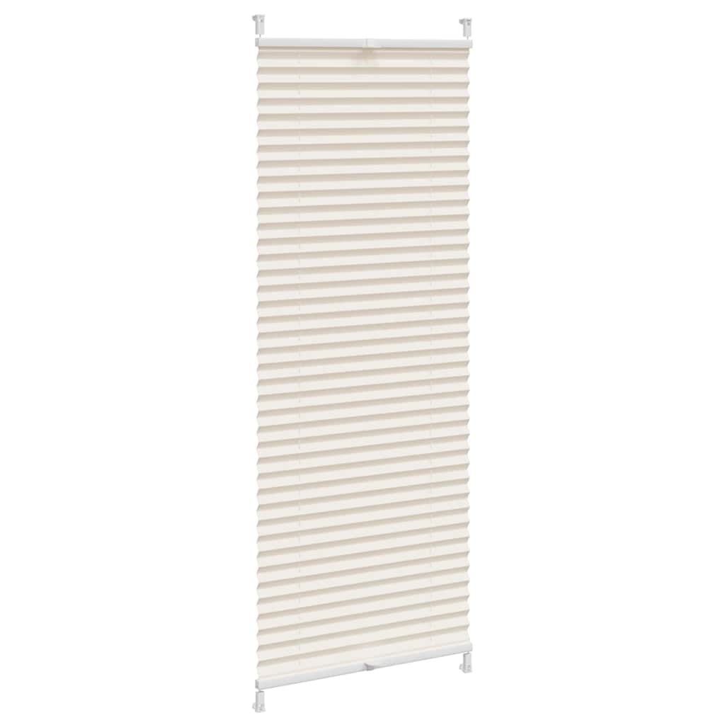 vidaXL Plisse Blind 40x100cm Cream