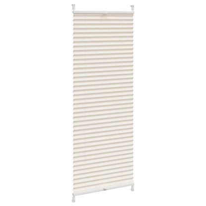 vidaXL Plisse Blind 40x100cm Cream