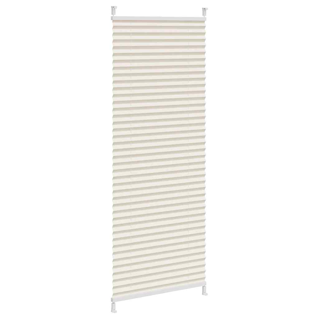 vidaXL Plisse Blind 40x100cm Cream