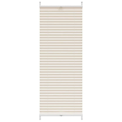 vidaXL Plisse Blind 40x125cm Cream