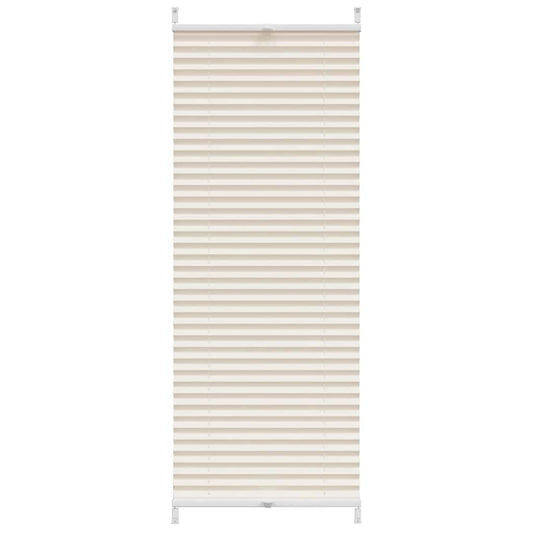 vidaXL Plisse Blind 40x125cm Cream