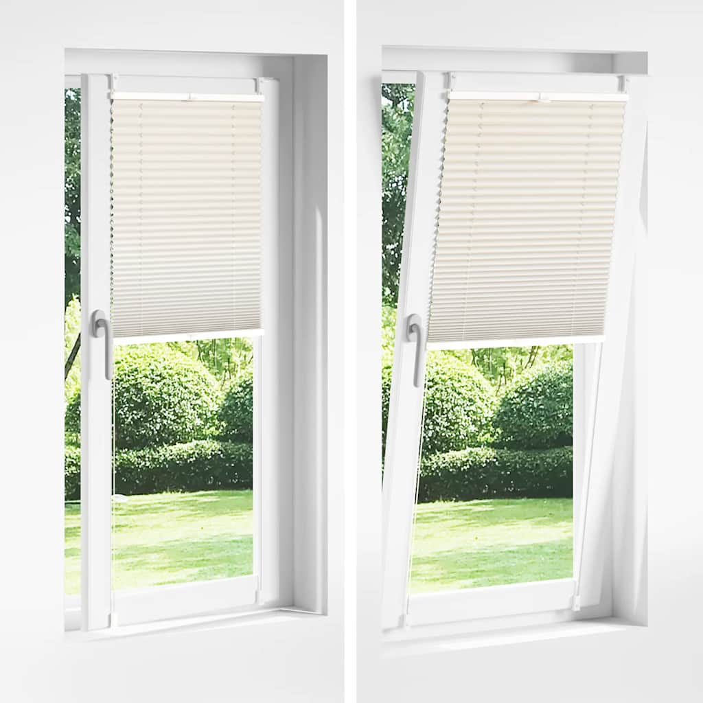 vidaXL Plisse Blind 40x125cm Cream