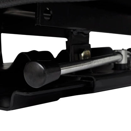 vidaXL Tractor Seat with Backrest Black