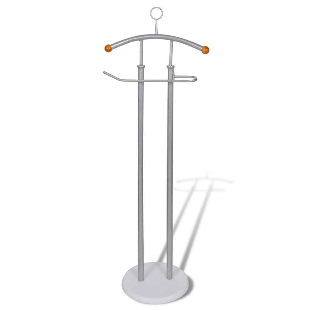 240731 vidaXL Valet Stand Coat Shirt Organizer Metal Frame