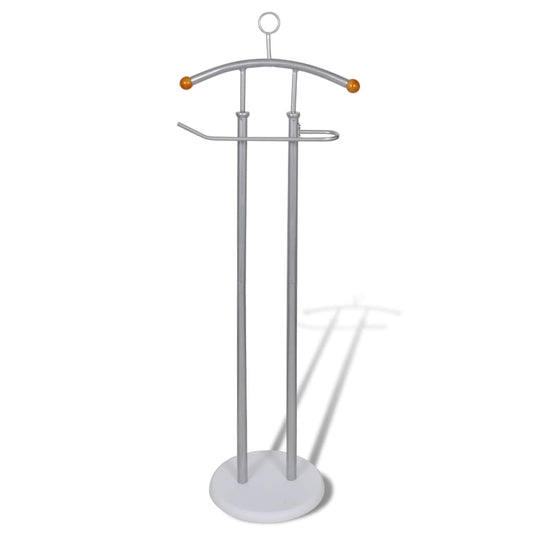240731 vidaXL Valet Stand Coat Shirt Organizer Metal Frame