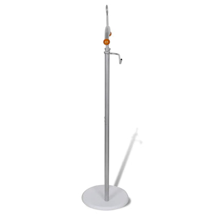 240731 vidaXL Valet Stand Coat Shirt Organizer Metal Frame