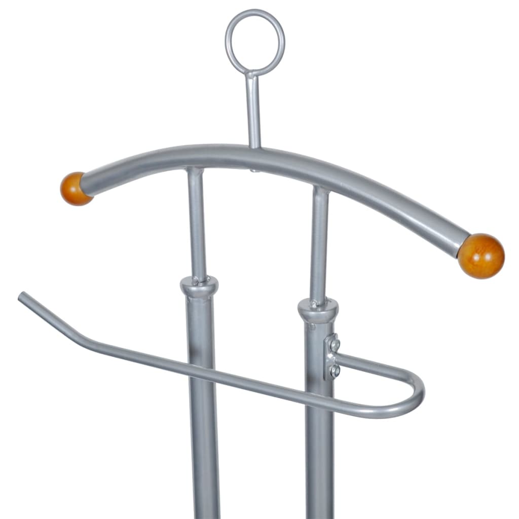 240731 vidaXL Valet Stand Coat Shirt Organizer Metal Frame