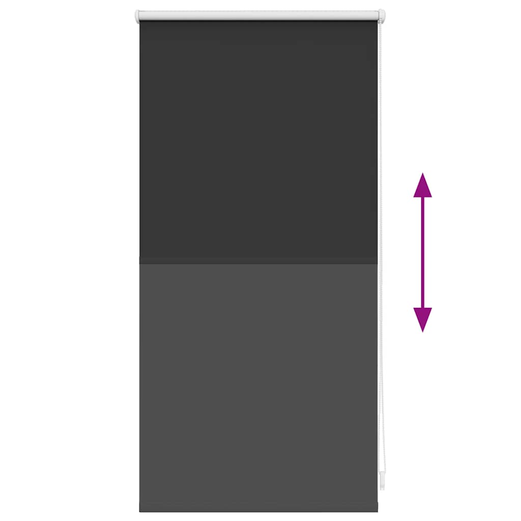 vidaXL Roller Blind Blackout 44.4x100 cm Fabric Width 40 cm White