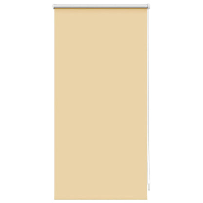 vidaXL Roller Blind Blackout 44.4x100 cm Fabric Width 40 cm Beige