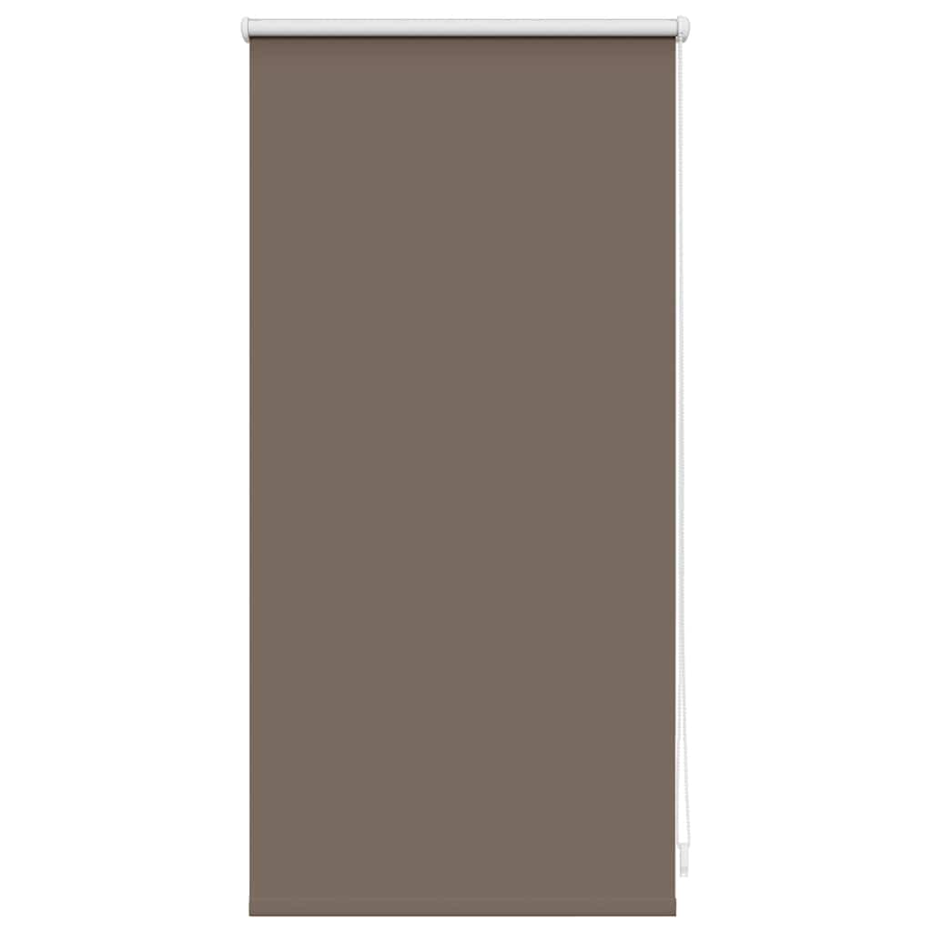 vidaXL Roller Blind Blackout 44.4x100 cm Fabric Width 40 cm Coffee