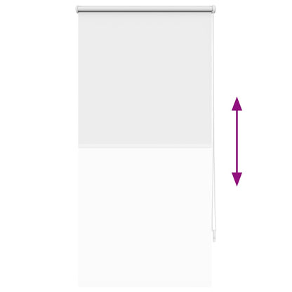 vidaXL Roller Blind Blackout 64.4x120 cm Fabric Width 60 cm White