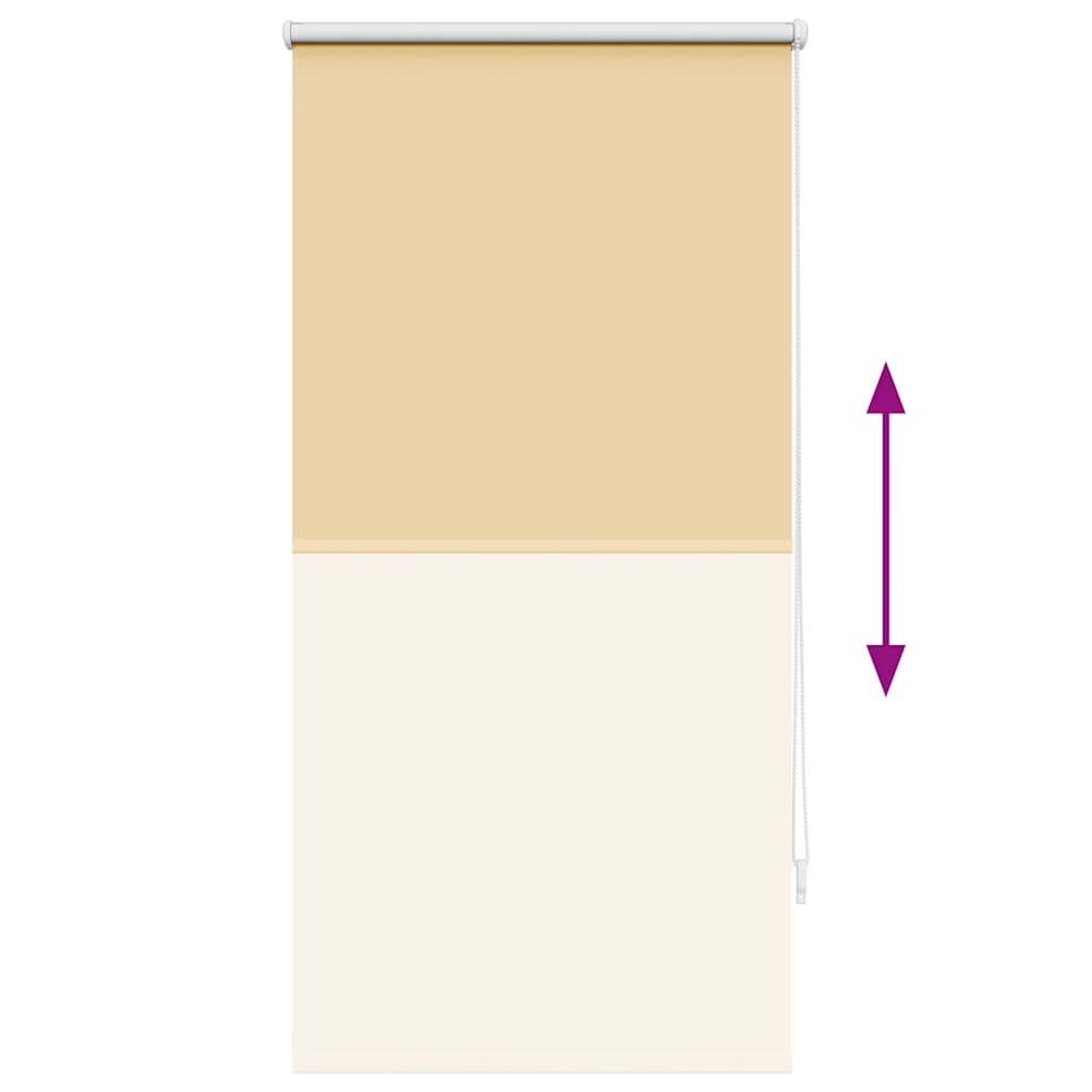 vidaXL Roller Blind Blackout 64.4x120 cm Fabric Width 60 cm Beige