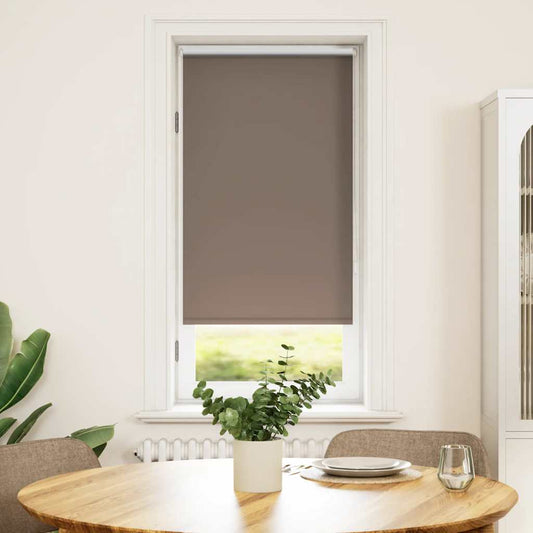 vidaXL Roller Blind Blackout 64,4x120 cm Fabric Width 60 cm Coffee