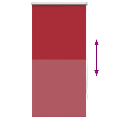 vidaXL Roller Blind Blackout 64.4x120 cm Fabric Width 60 cm Red
