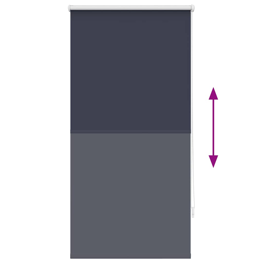 vidaXL Roller Blind Blackout 64.4x120 cm Fabric Width 60 cm Marine / Blue