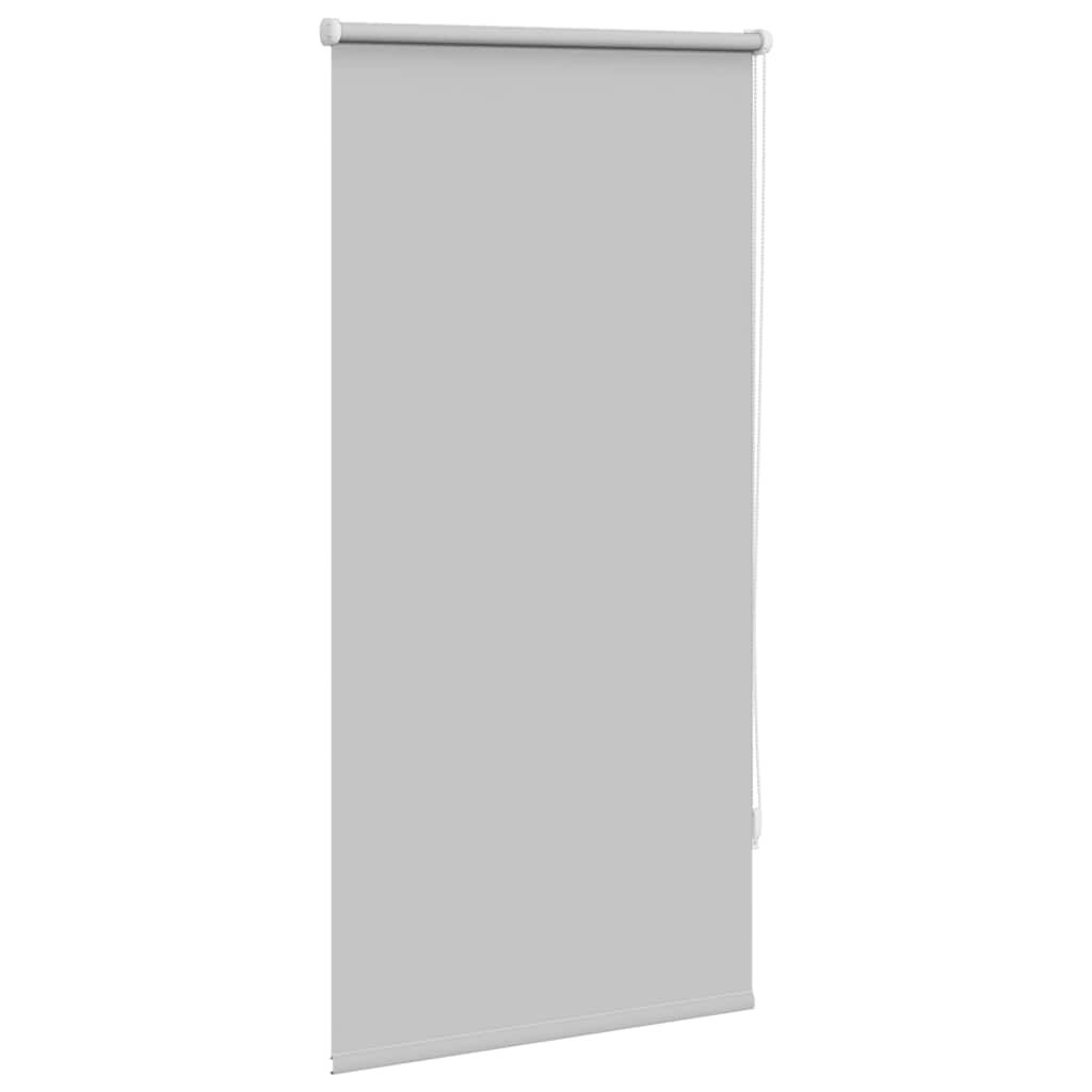 vidaXL Roller Blind Blackout 64,4x120 cm Fabric Width 60 cm Grey