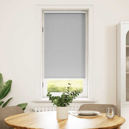 vidaXL Roller Blind Blackout 64,4x120 cm Fabric Width 60 cm Grey