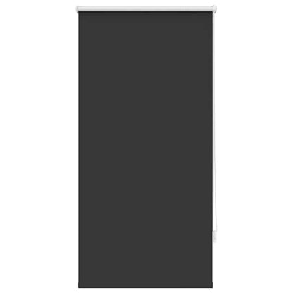 vidaXL Roller Blind Blackout 64,4x120 cm Fabric Width 60 cm Black
