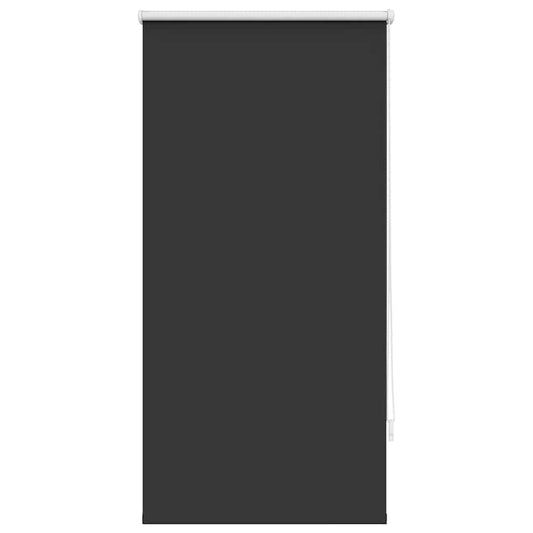 vidaXL Roller Blind Blackout 64,4x120 cm Fabric Width 60 cm Black