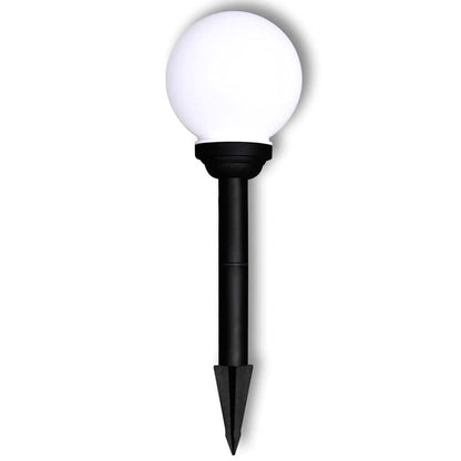 vidaXL Outdoor Pathway Lamps 4 pcs LED 15 cm with Ground Spike