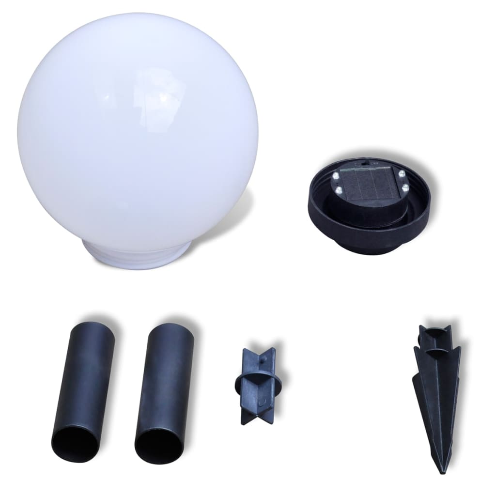 vidaXL Outdoor Pathway Lamps 3 pcs LED 20 cm with Ground Spike
