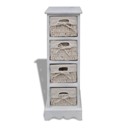vidaXL Storage Rack | White
